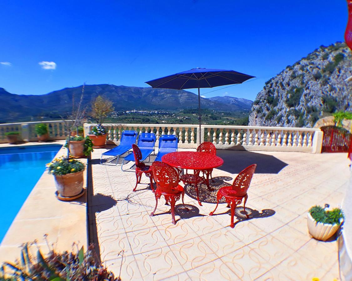 Villa Romana Mountainside Apartment In Alcalali, Jalon Valley Exteriör bild